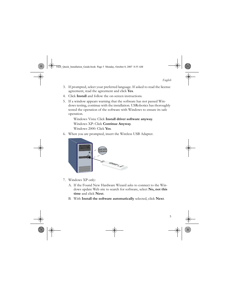 USRobotics 5426 User Manual | Page 7 / 56