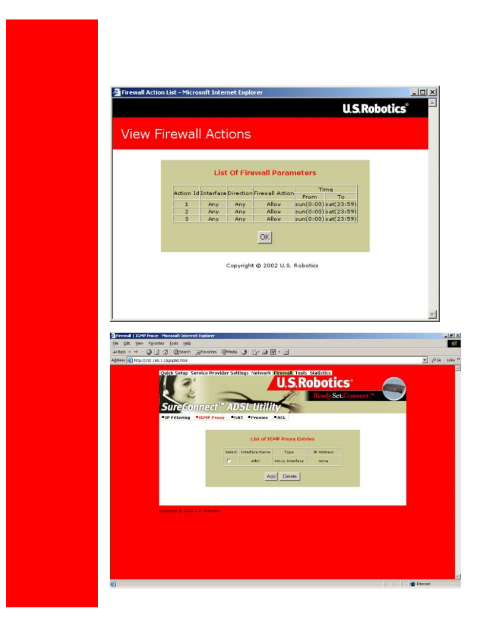 USRobotics U.S. Robotics SureConnect ADSL Ethernet/USB Router User Manual | Page 29 / 256