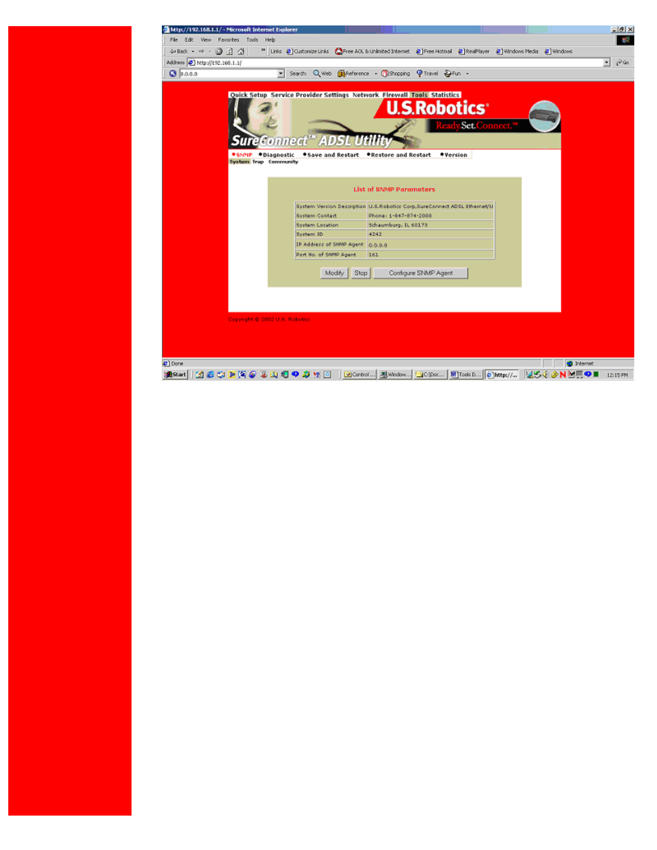 USRobotics U.S. Robotics SureConnect ADSL Ethernet/USB Router User Manual | Page 44 / 256