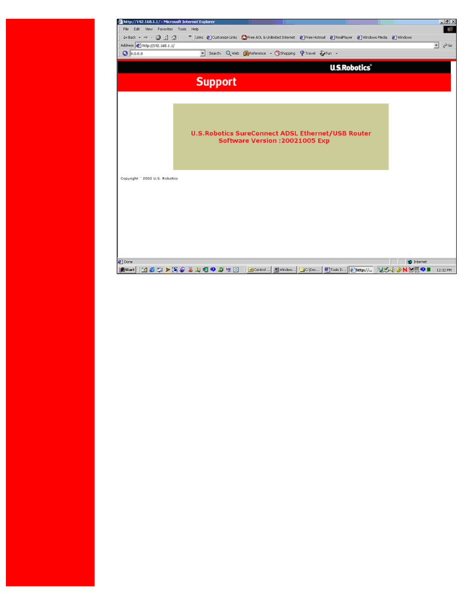 Statistics page | USRobotics U.S. Robotics SureConnect ADSL Ethernet/USB Router User Manual | Page 51 / 256