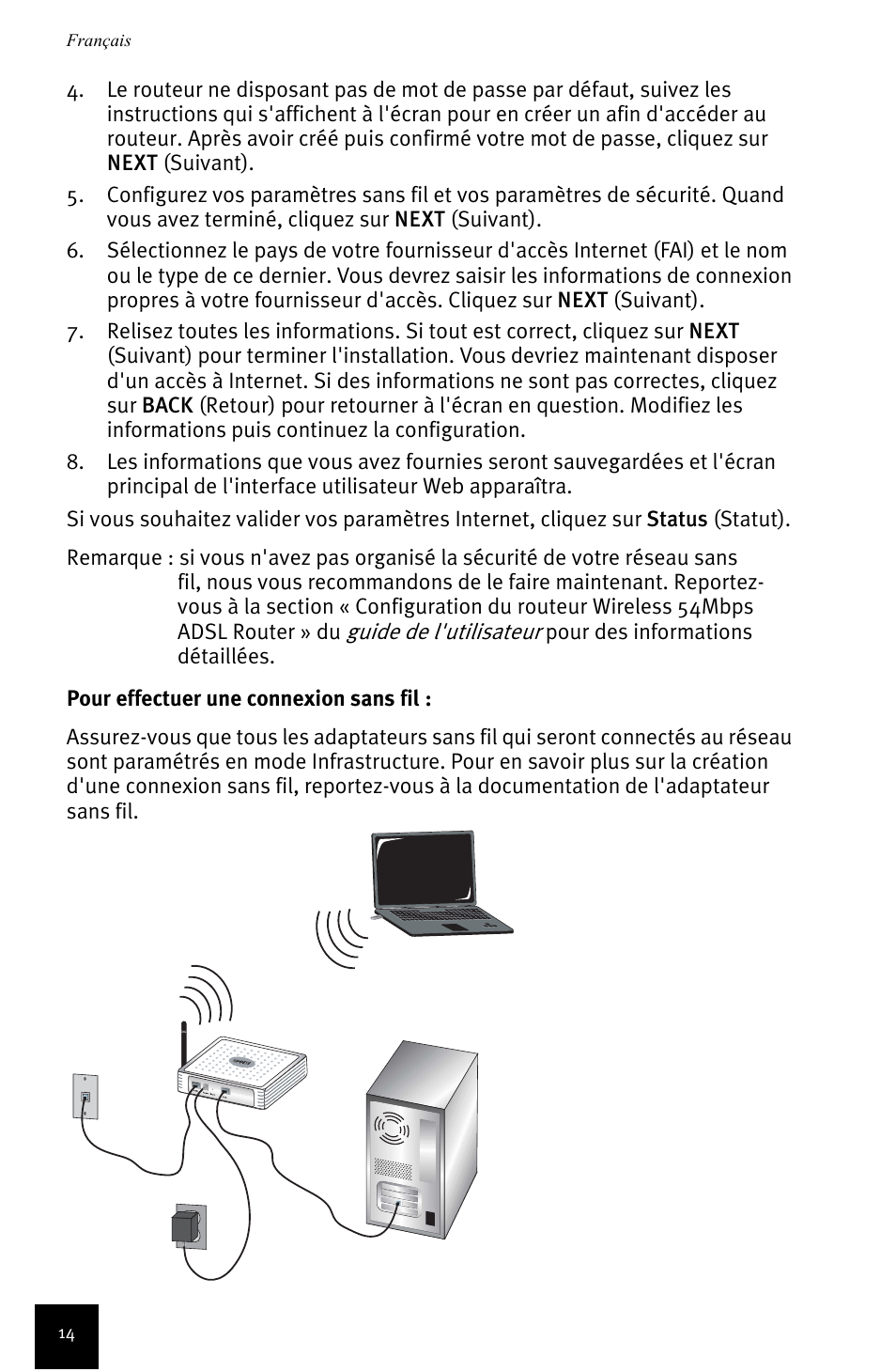 USRobotics Wireless 54Mbps ADSL Router User Manual | Page 18 / 76