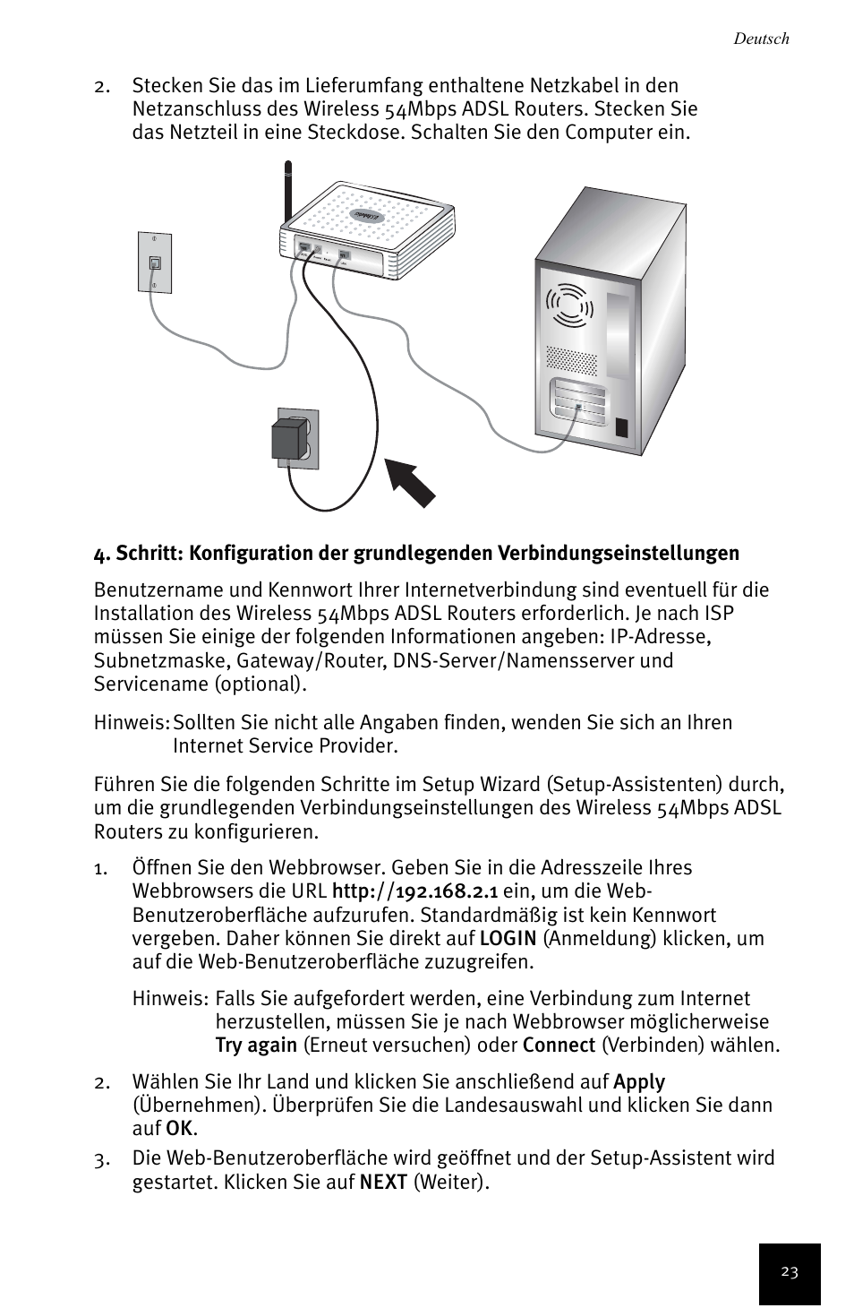 USRobotics Wireless 54Mbps ADSL Router User Manual | Page 27 / 76