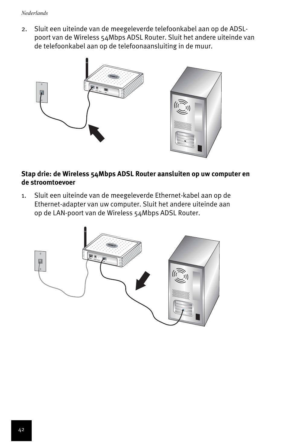 USRobotics Wireless 54Mbps ADSL Router User Manual | Page 46 / 76