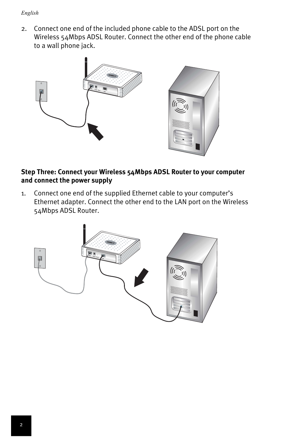 USRobotics Wireless 54Mbps ADSL Router User Manual | Page 6 / 76