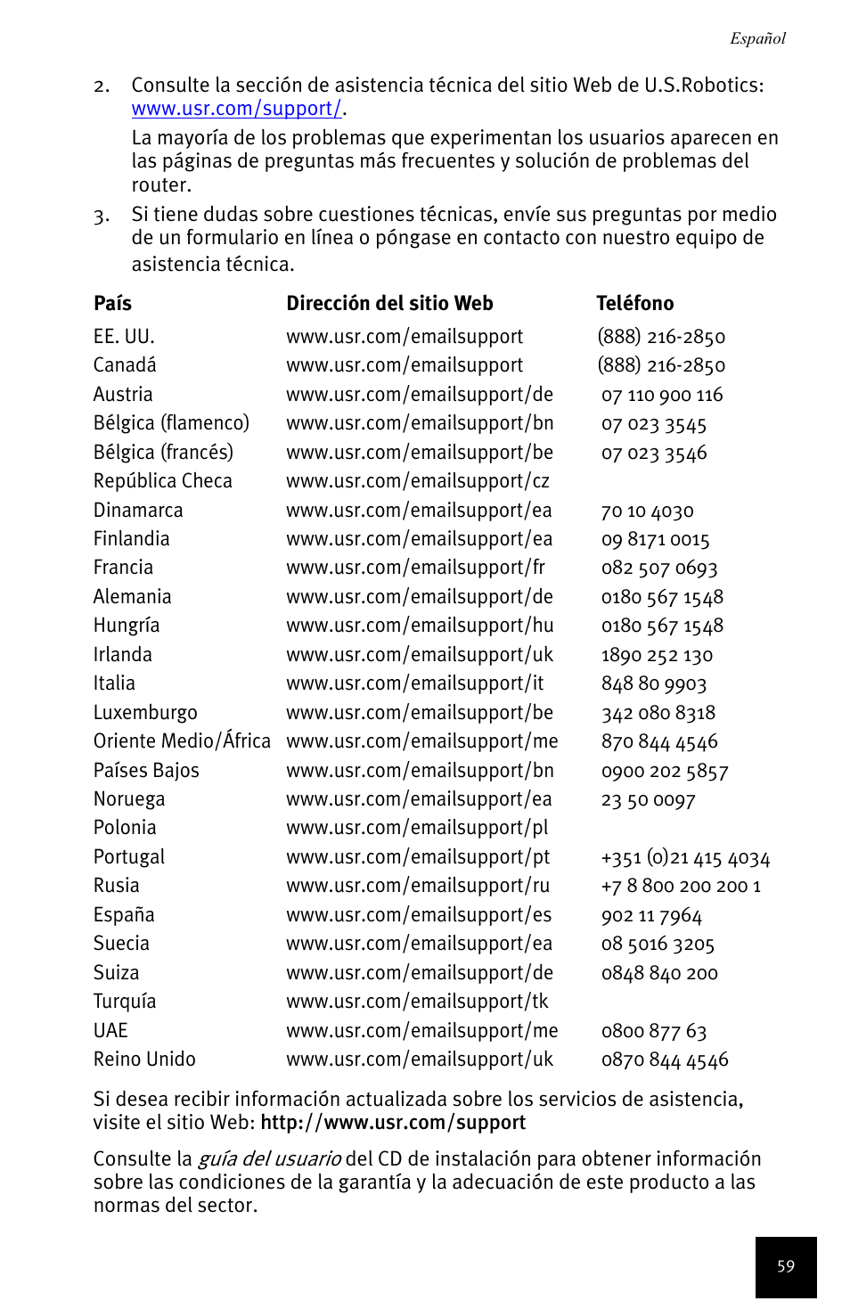 USRobotics Wireless 54Mbps ADSL Router User Manual | Page 63 / 76