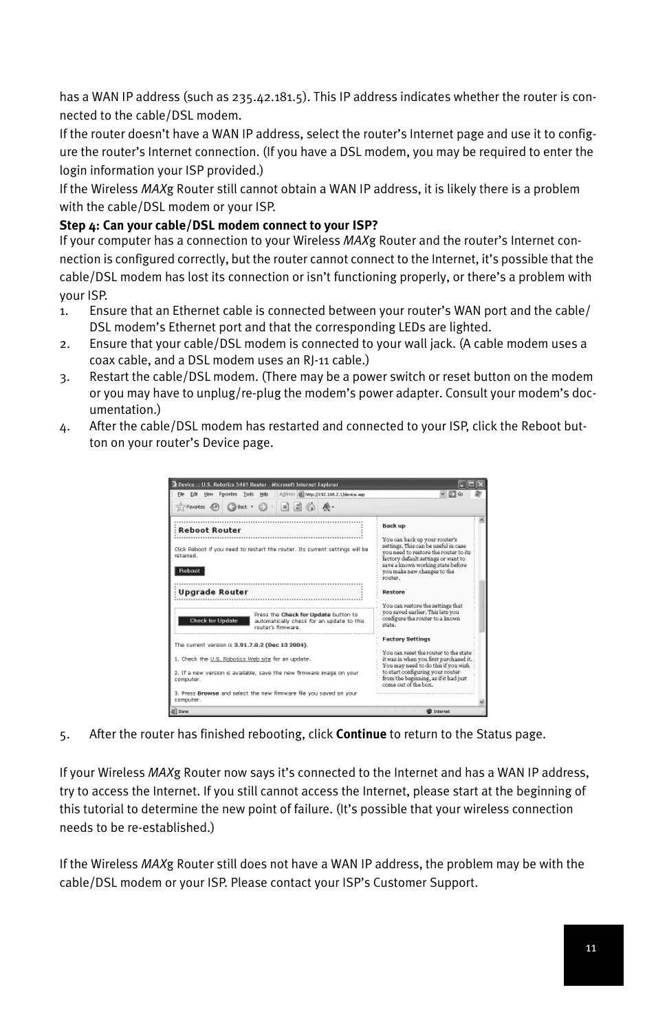 USRobotics MAXg User Manual | Page 15 / 90