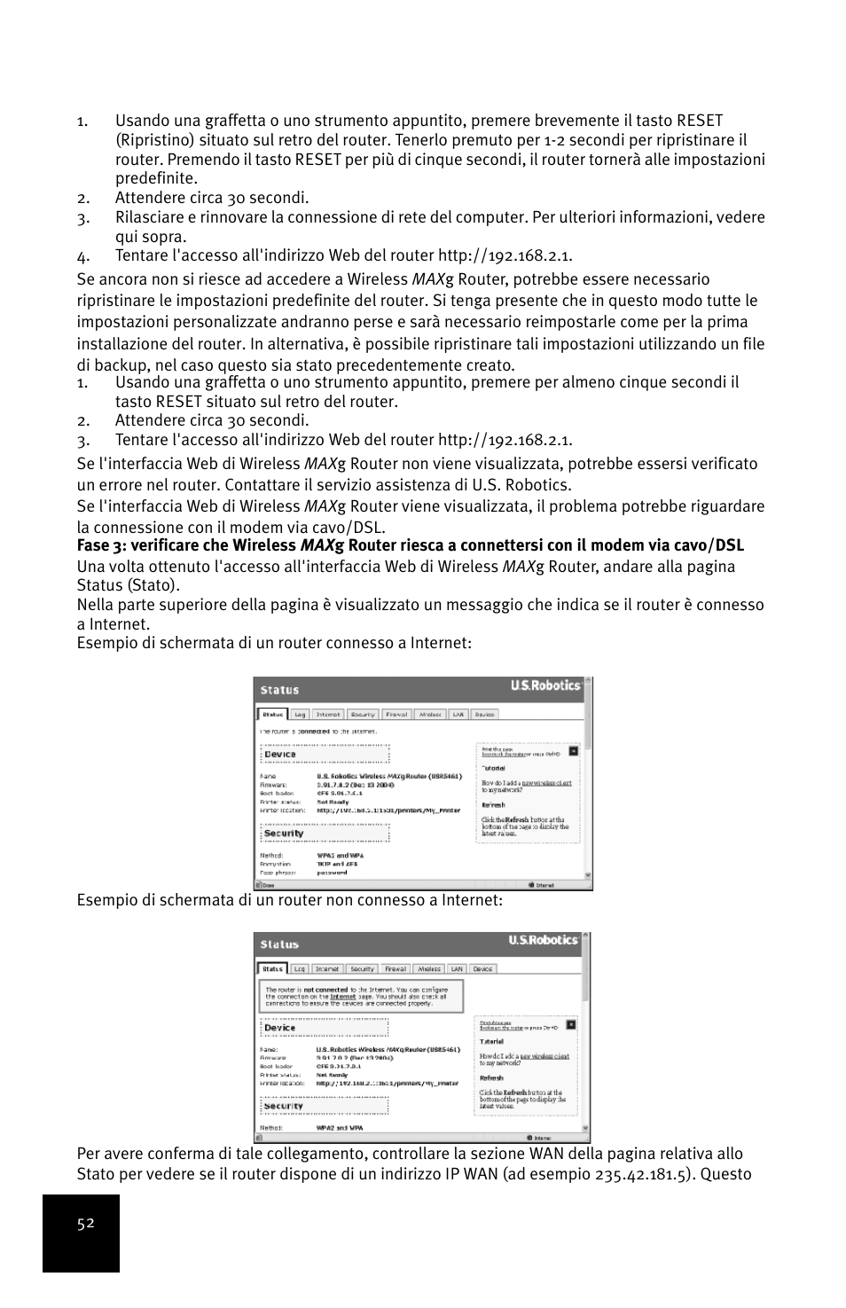 USRobotics MAXg User Manual | Page 56 / 90