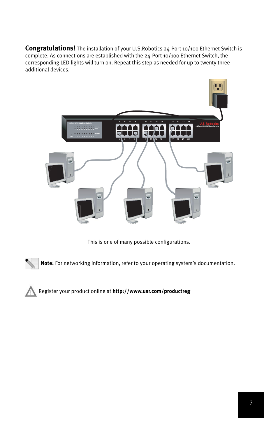 USRobotics 24-Port 10/100 User Manual | Page 7 / 78