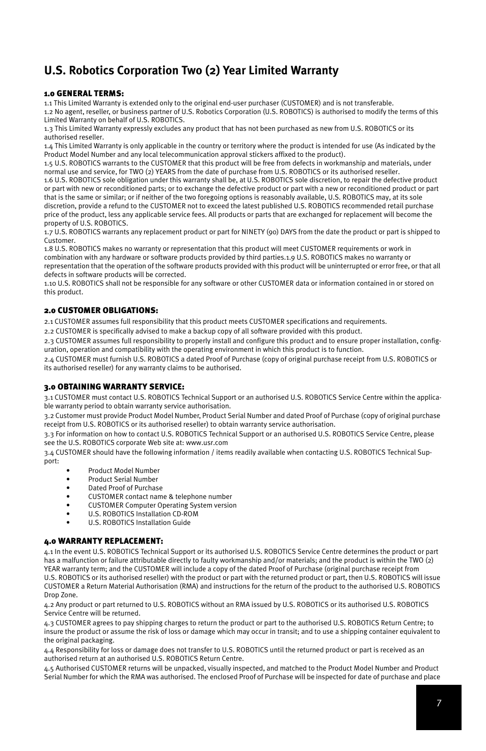 USRobotics 5-Port 10/100Mbps Ethernet Switch 7905A User Manual | Page 11 / 96