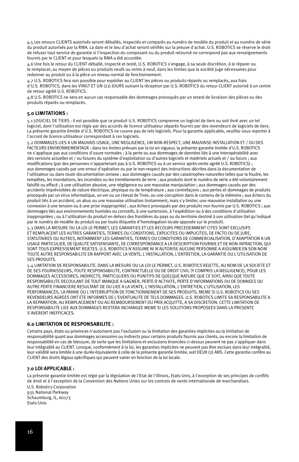 USRobotics 5-Port 10/100Mbps Ethernet Switch 7905A User Manual | Page 20 / 96