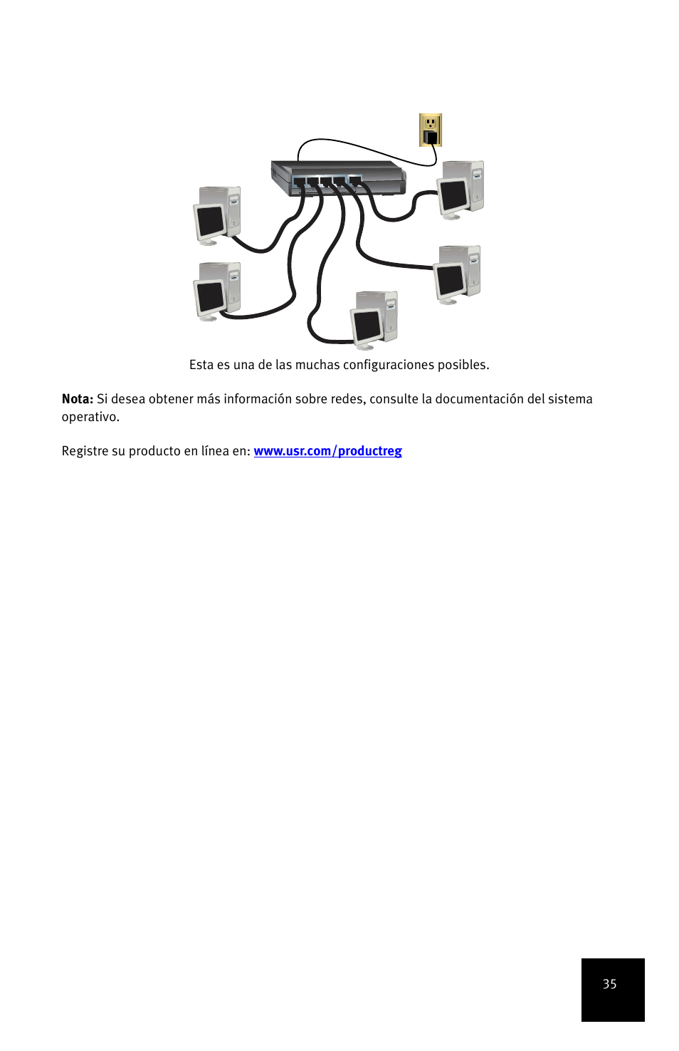 USRobotics 5-Port 10/100Mbps Ethernet Switch 7905A User Manual | Page 39 / 96