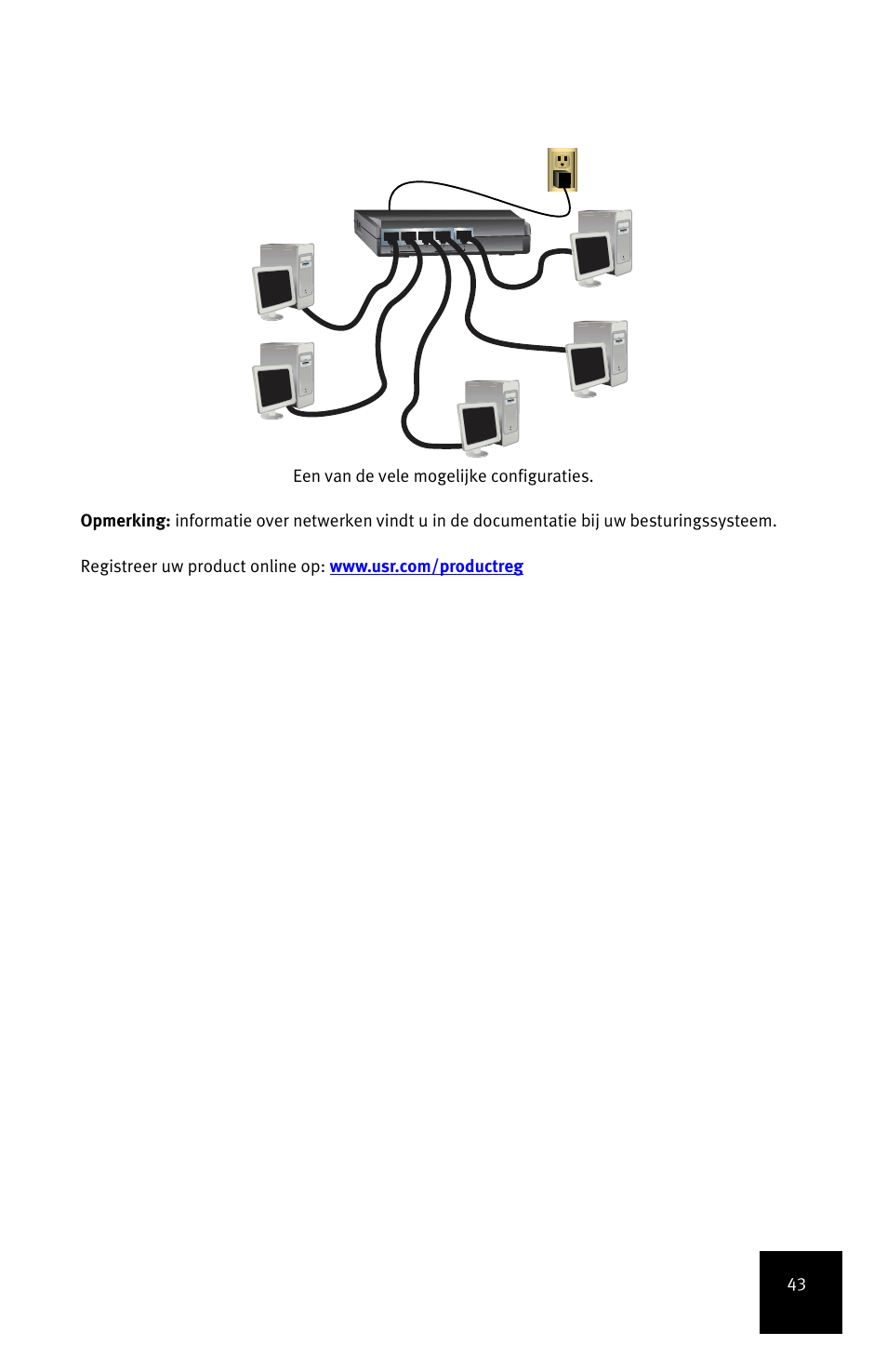 USRobotics 5-Port 10/100Mbps Ethernet Switch 7905A User Manual | Page 47 / 96