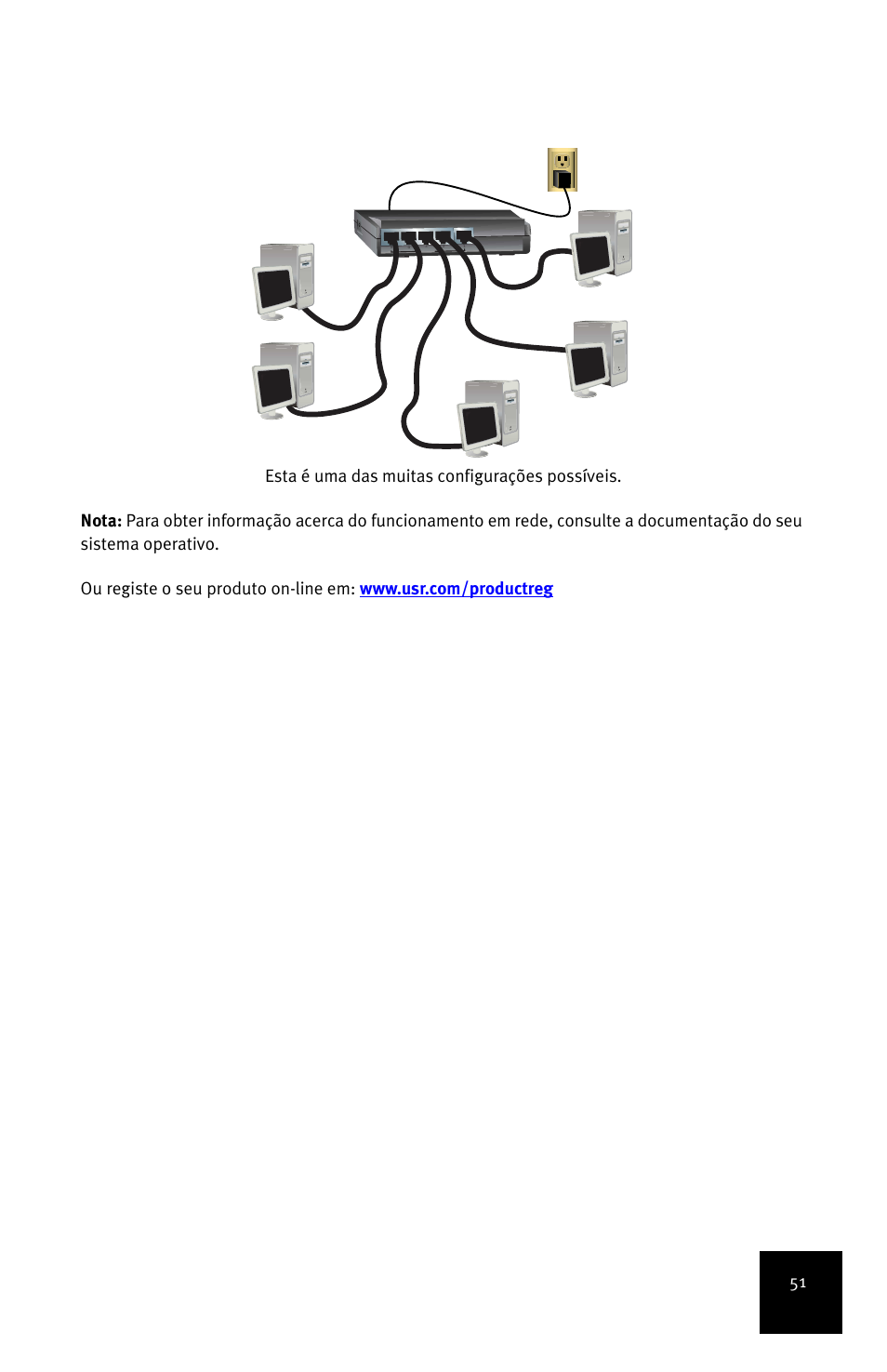 USRobotics 5-Port 10/100Mbps Ethernet Switch 7905A User Manual | Page 55 / 96