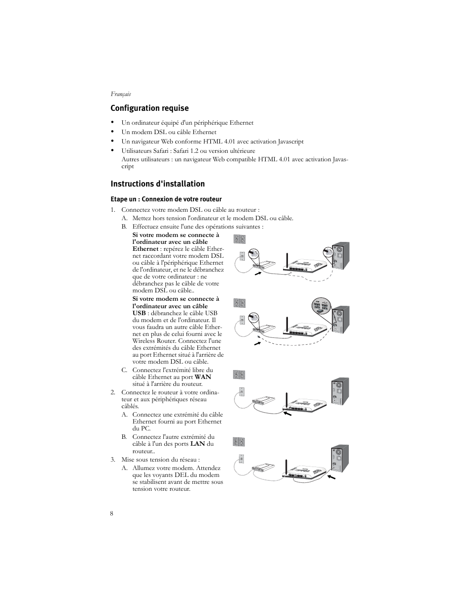 USRobotics US ROBOTICS WIRELESS ROUTER 5466 User Manual | Page 12 / 56