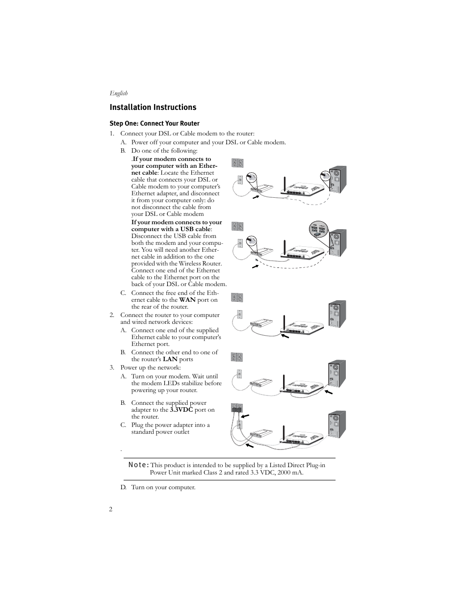 USRobotics US ROBOTICS WIRELESS ROUTER 5466 User Manual | Page 6 / 56