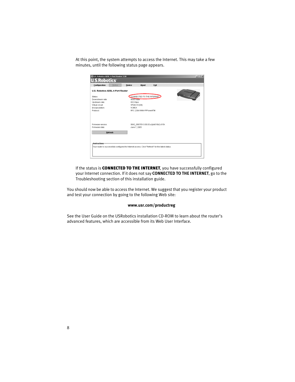 USRobotics ADSL 4-Port Router User Manual | Page 10 / 120