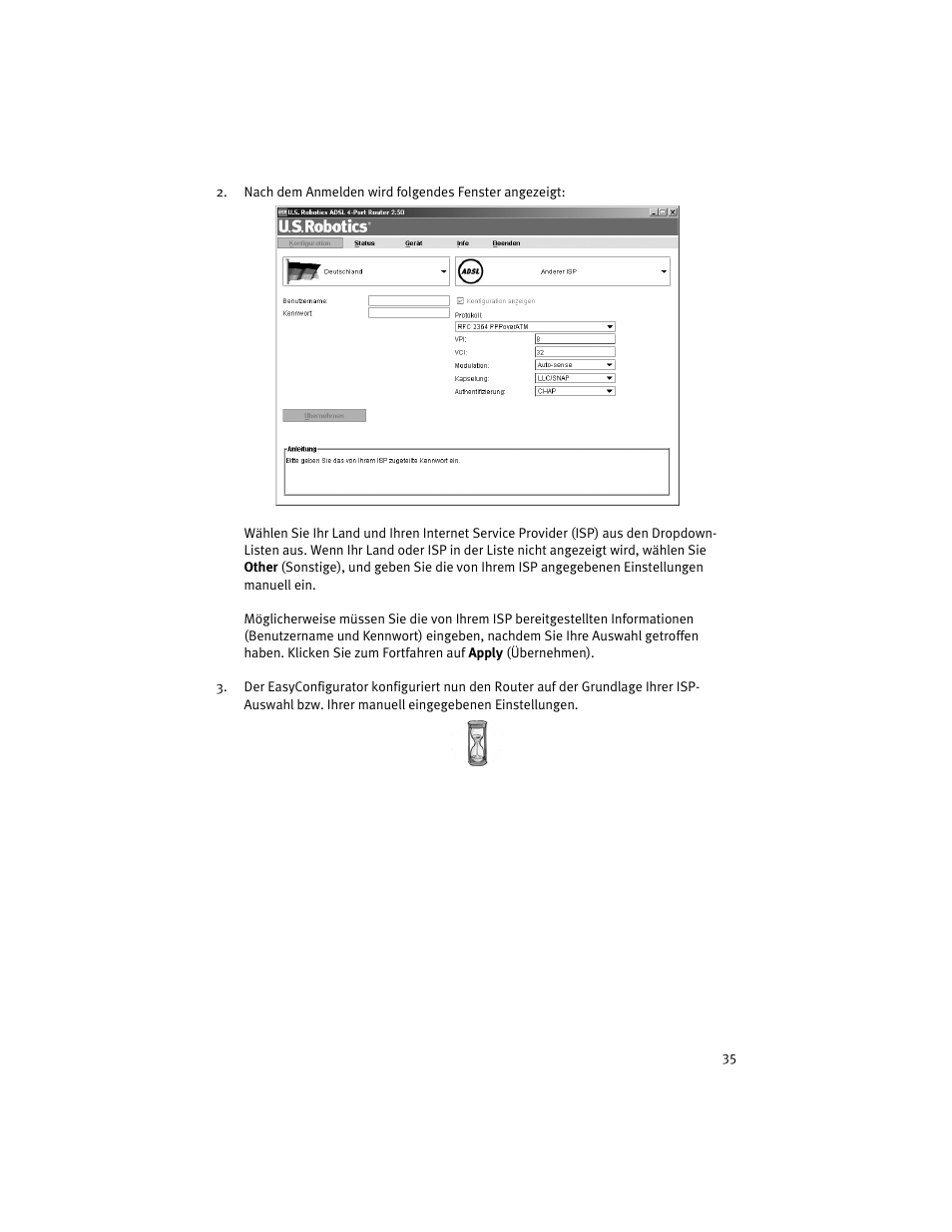 USRobotics ADSL 4-Port Router User Manual | Page 37 / 120