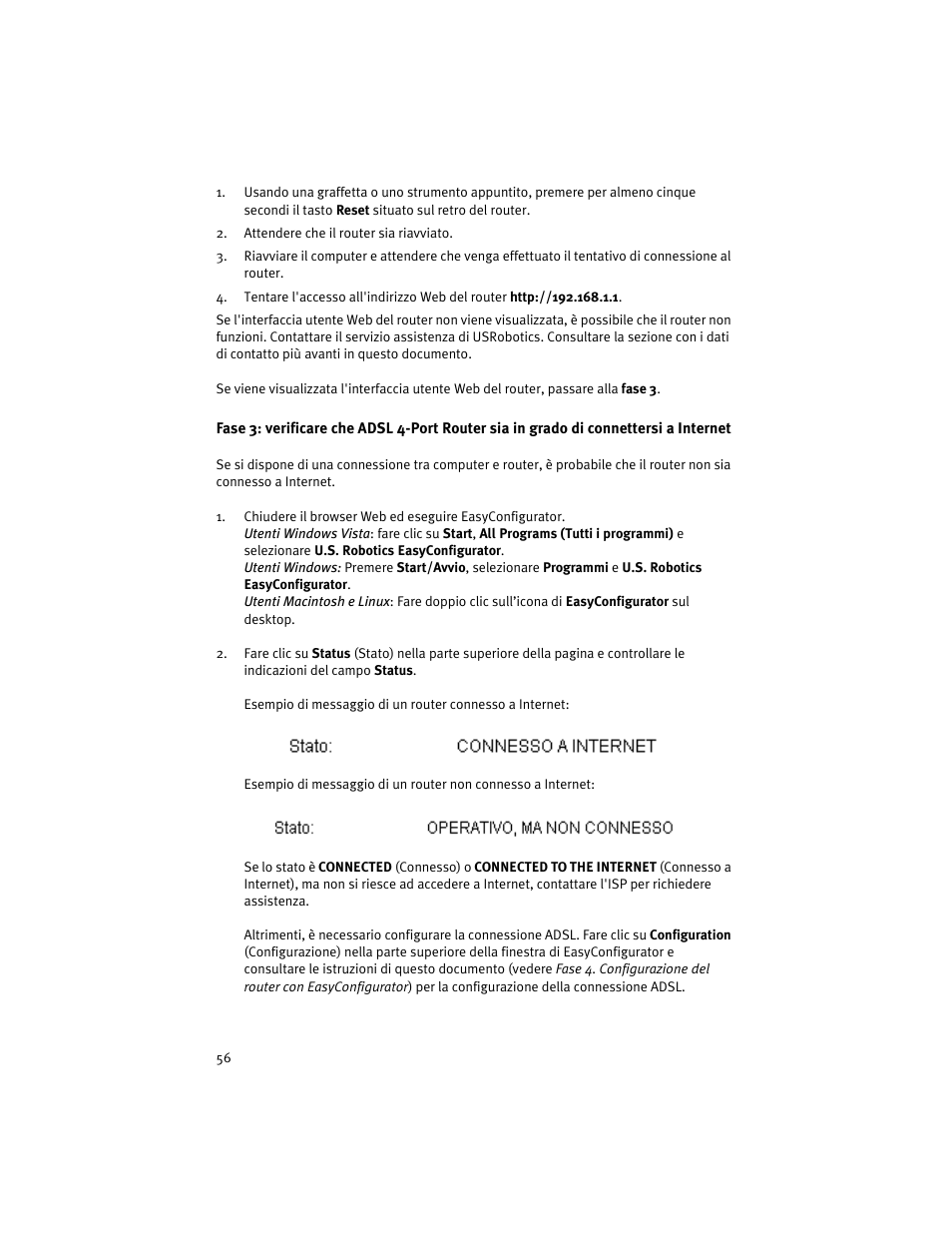 USRobotics ADSL 4-Port Router User Manual | Page 58 / 120