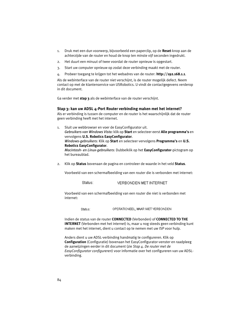 USRobotics ADSL 4-Port Router User Manual | Page 86 / 120