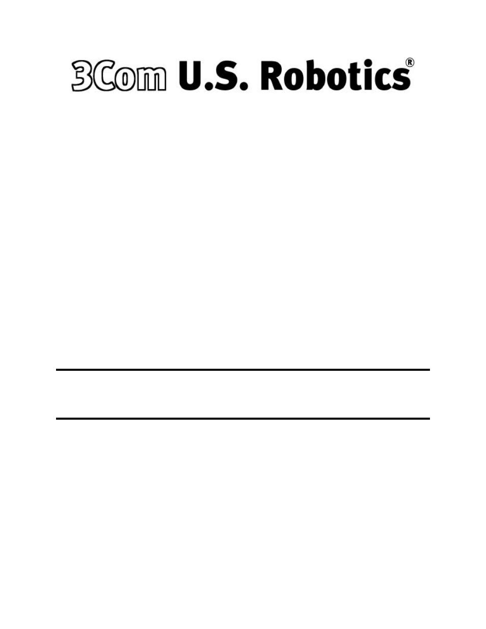 USRobotics 3Com User Manual | 19 pages