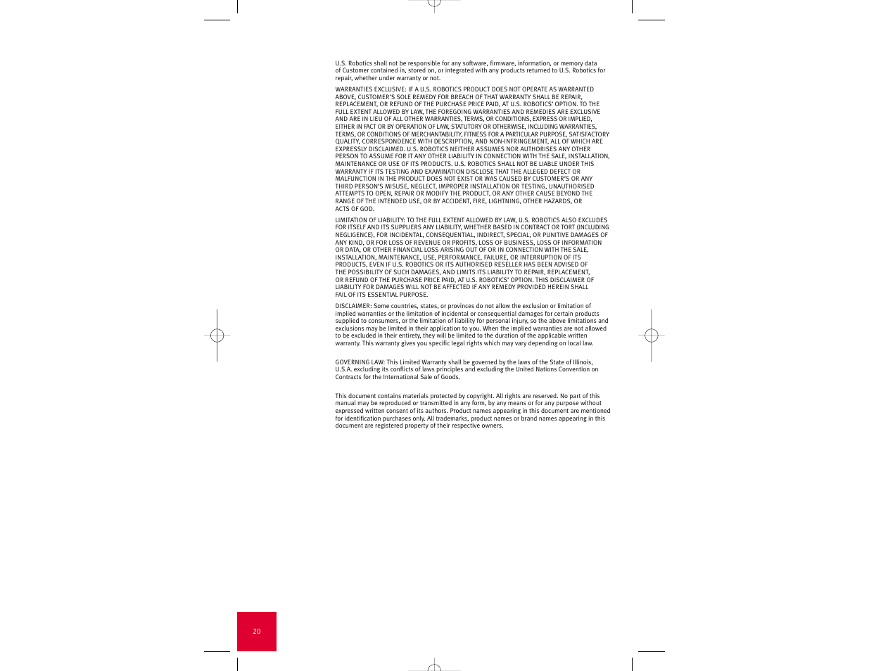 USRobotics Wireless Cable/DSL Router User Manual | Page 12 / 13