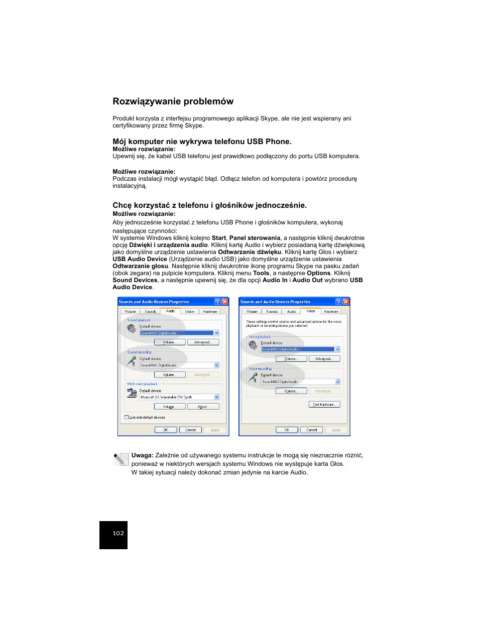 Rozwiązywanie problemów | USRobotics USR9600 User Manual | Page 105 / 139