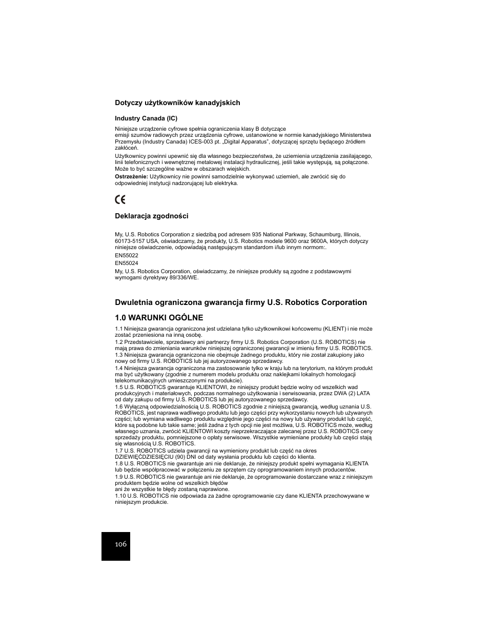 USRobotics USR9600 User Manual | Page 109 / 139