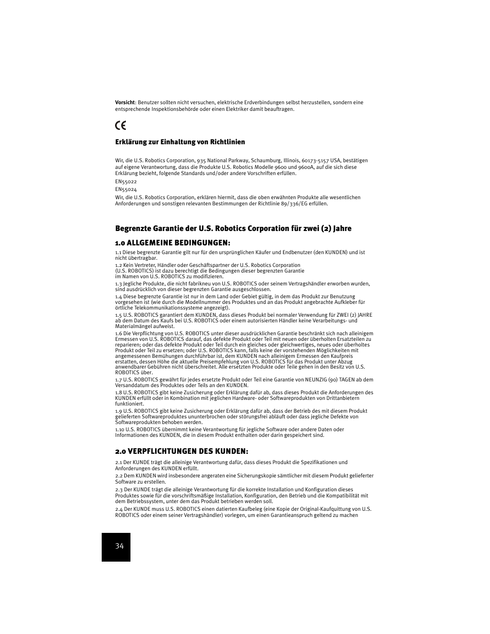 USRobotics USR9600 User Manual | Page 37 / 139