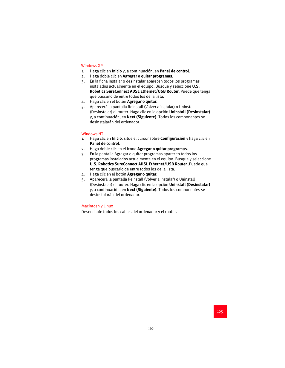 USRobotics 9003 User Manual | Page 169 / 182