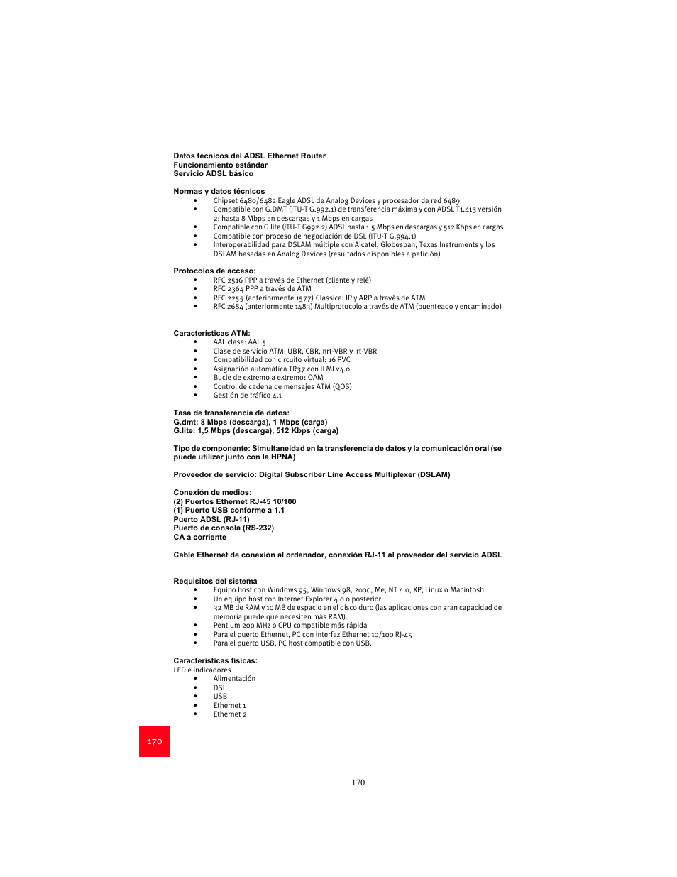 USRobotics 9003 User Manual | Page 174 / 182