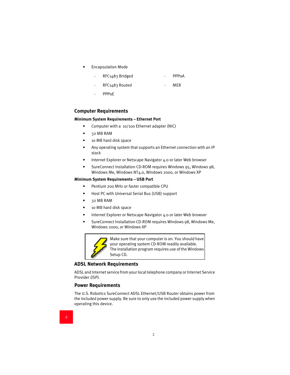 USRobotics 9003 User Manual | Page 6 / 182