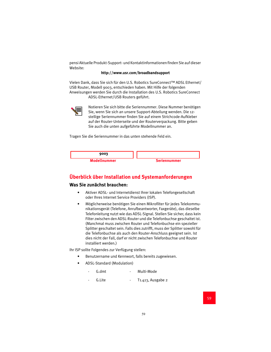 Deutsch | USRobotics 9003 User Manual | Page 63 / 182