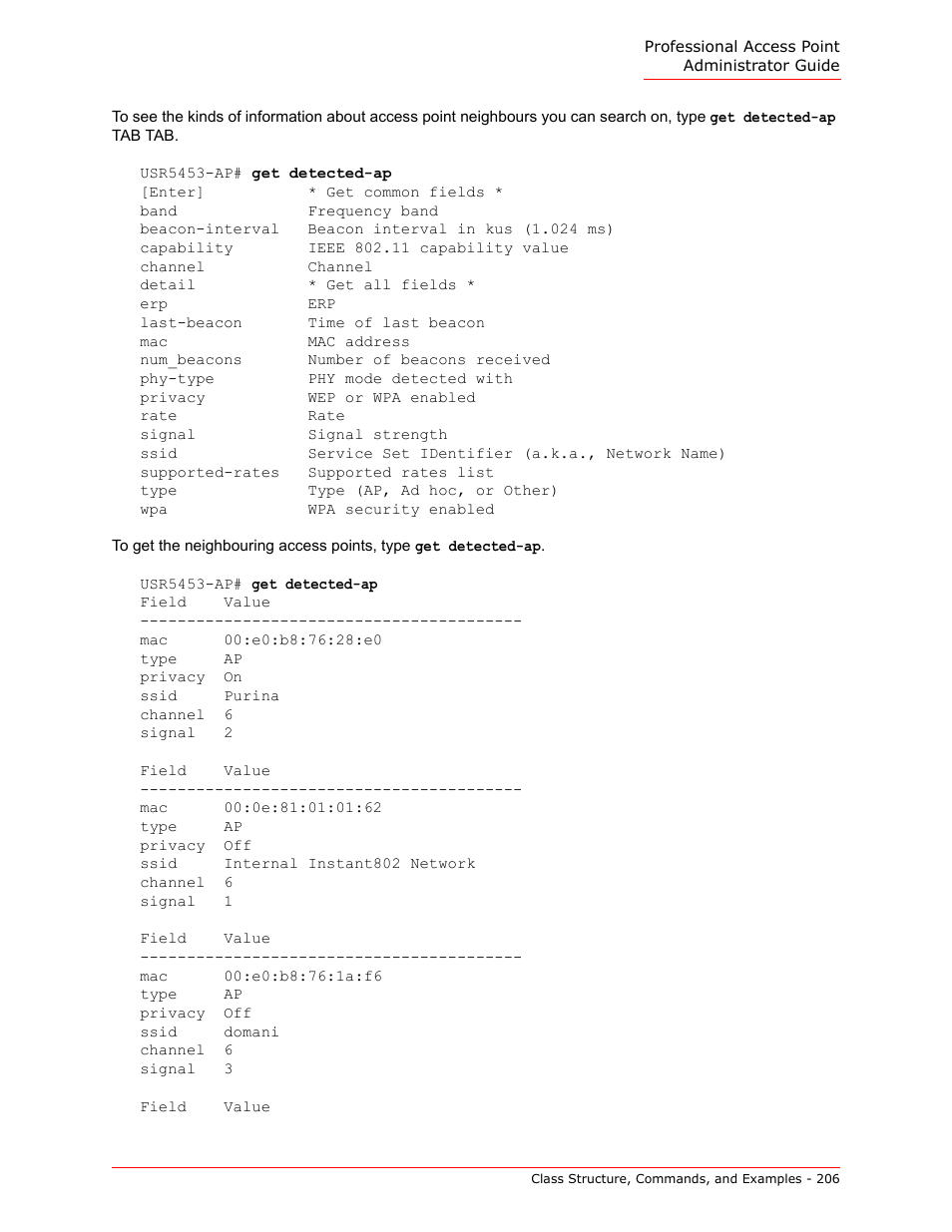 USRobotics Instant802 APSDK User Manual | Page 206 / 328