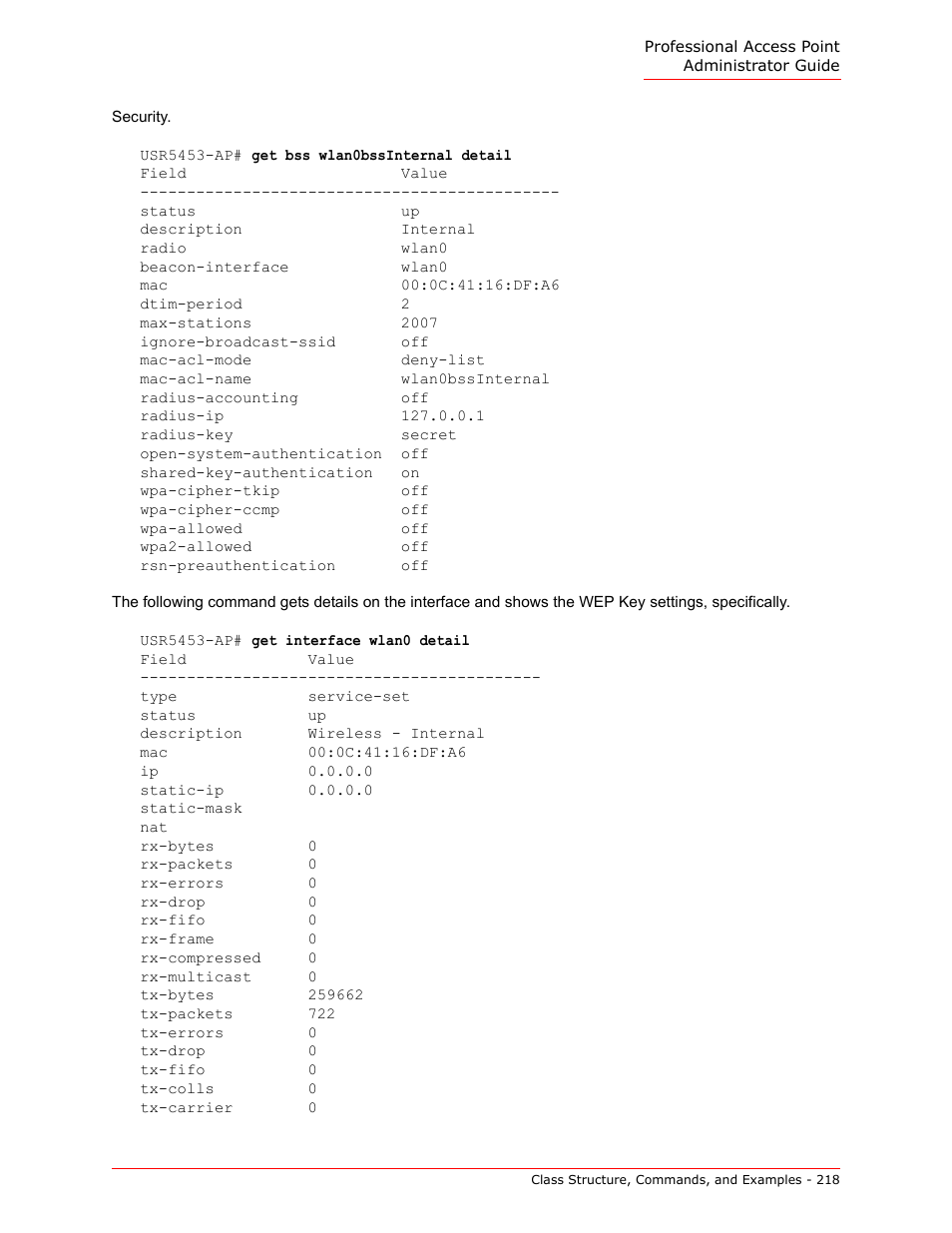 USRobotics Instant802 APSDK User Manual | Page 218 / 328