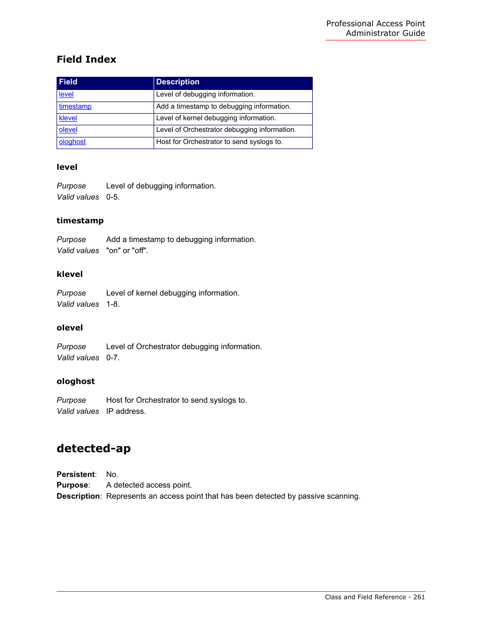 Detected-ap | USRobotics Instant802 APSDK User Manual | Page 261 / 328