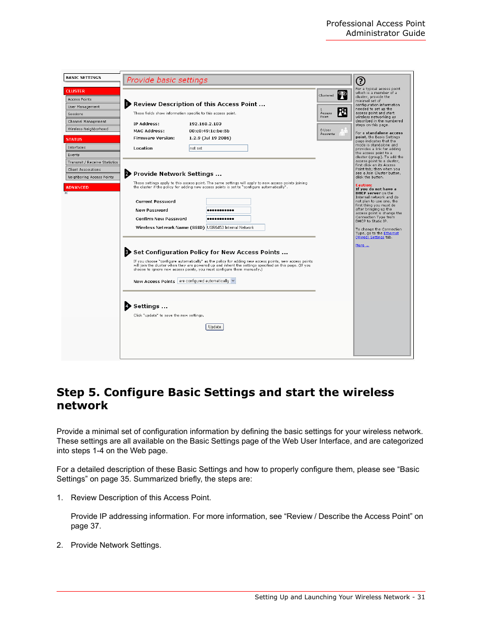 USRobotics Instant802 APSDK User Manual | Page 31 / 328