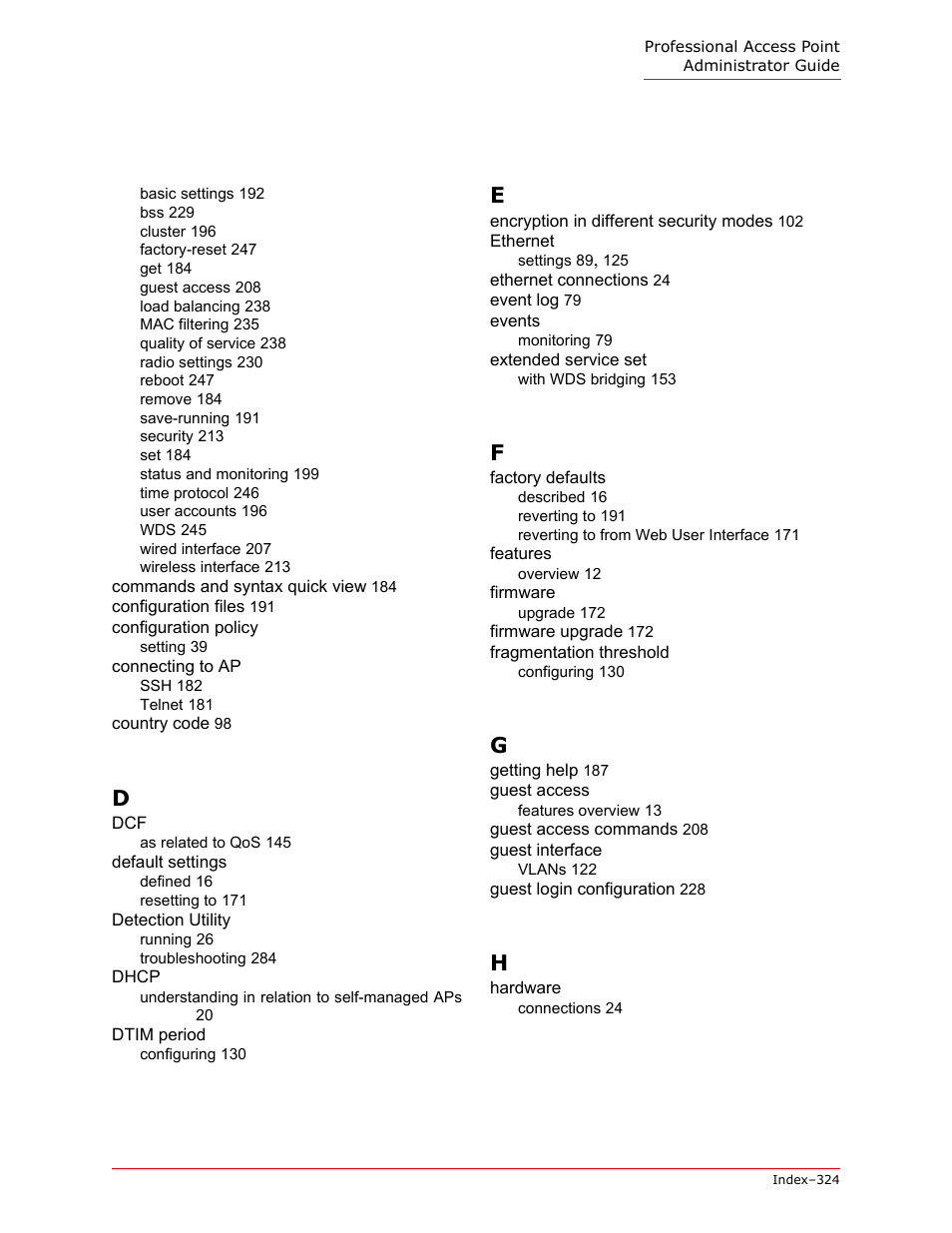 USRobotics Instant802 APSDK User Manual | Page 324 / 328