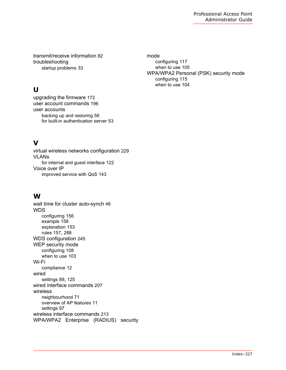 USRobotics Instant802 APSDK User Manual | Page 327 / 328