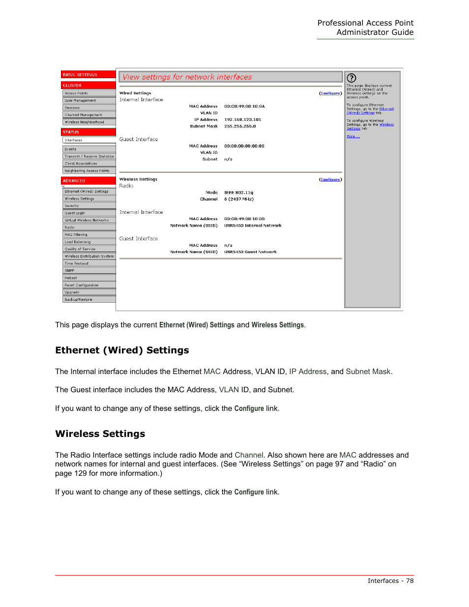 USRobotics Instant802 APSDK User Manual | Page 78 / 328