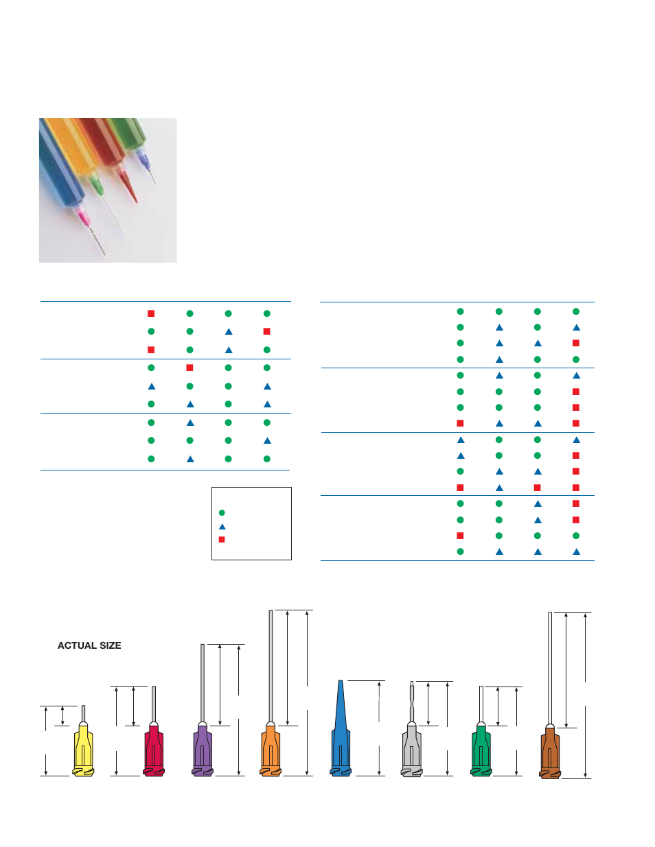 Precision dispense tips selection, Applications, Liquid/fluid/paste | Ultra Products Nordson v051806 User Manual | Page 15 / 20