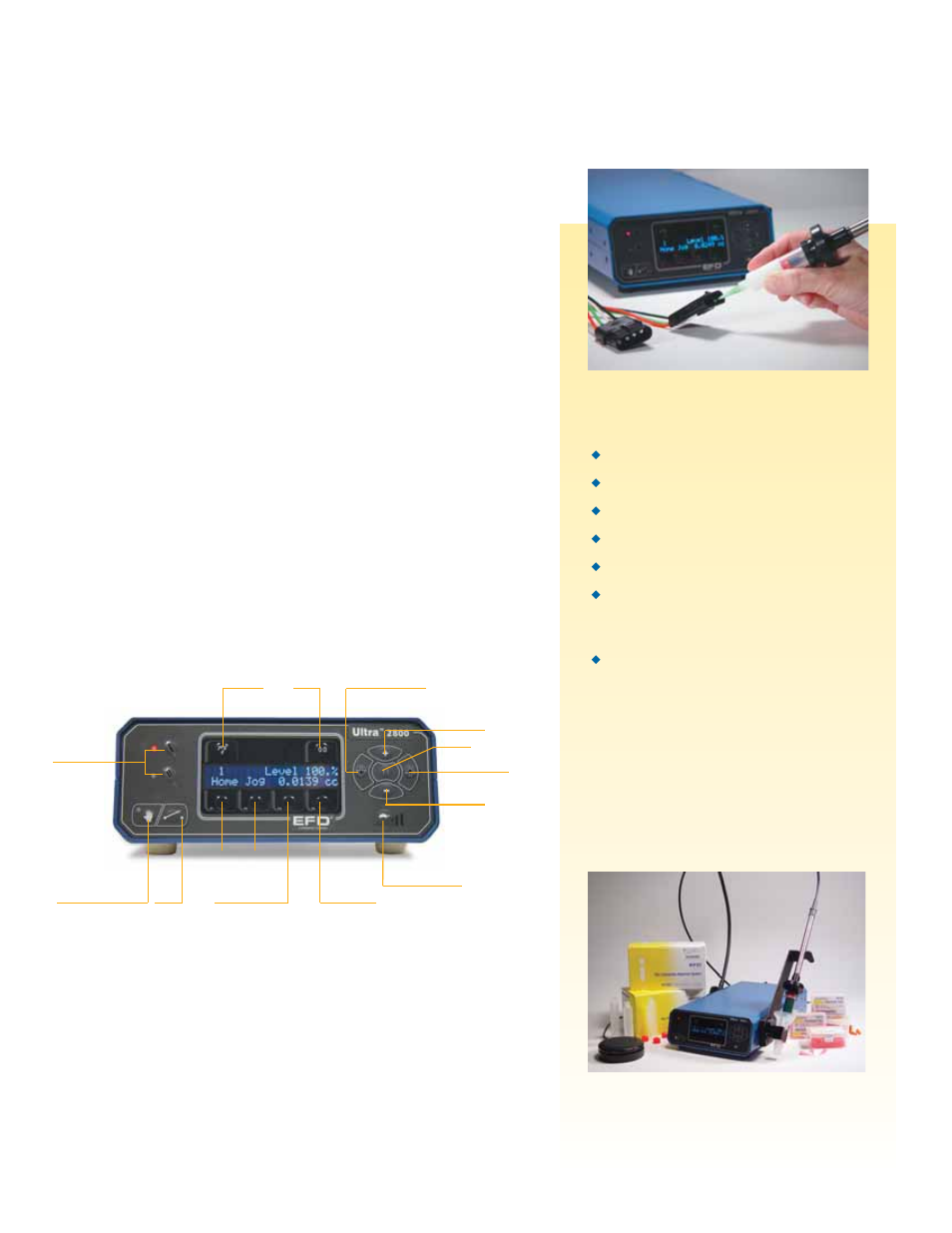 Ultra 2800 series, Positive displacement system, Key features | Specifications, Models | Ultra Products Nordson v051806 User Manual | Page 7 / 20