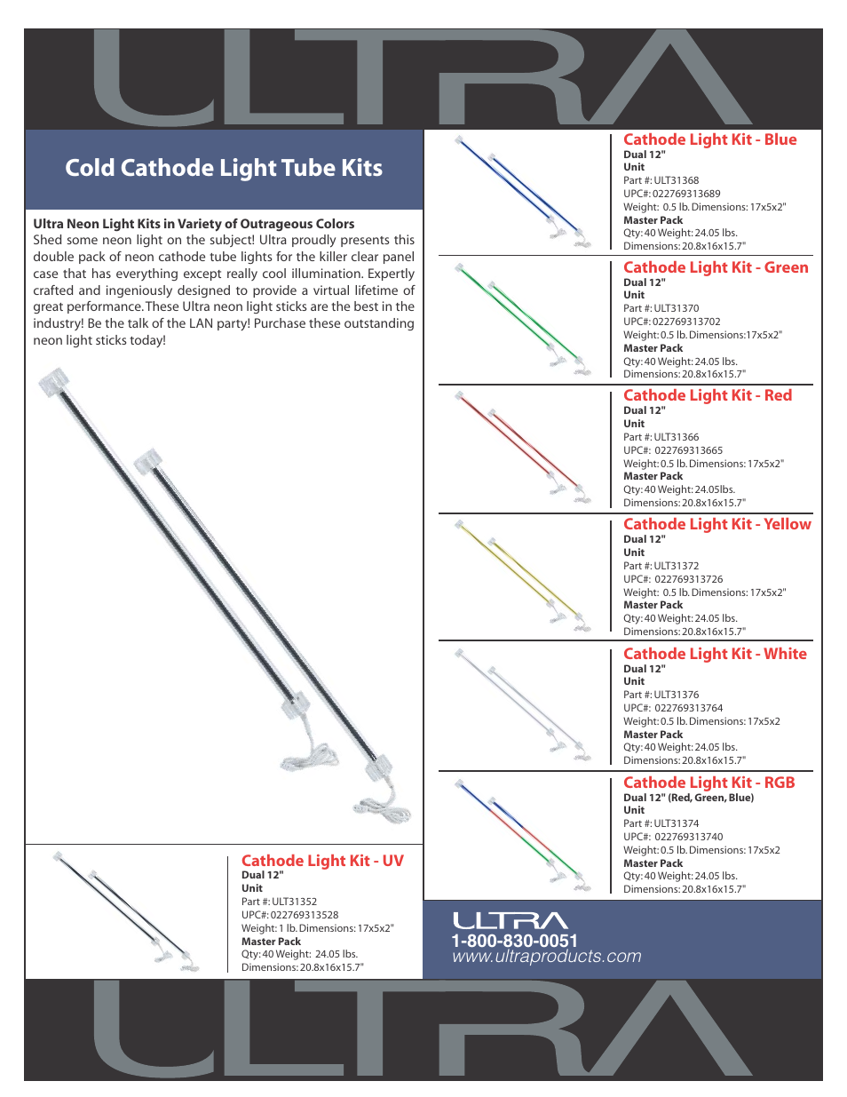 Ultra Products ULT31370 User Manual | 1 page