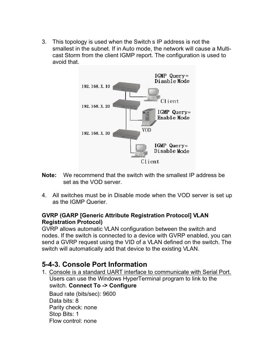 4-3. console port information | UNICOM Electric 8 User Manual | Page 47 / 64