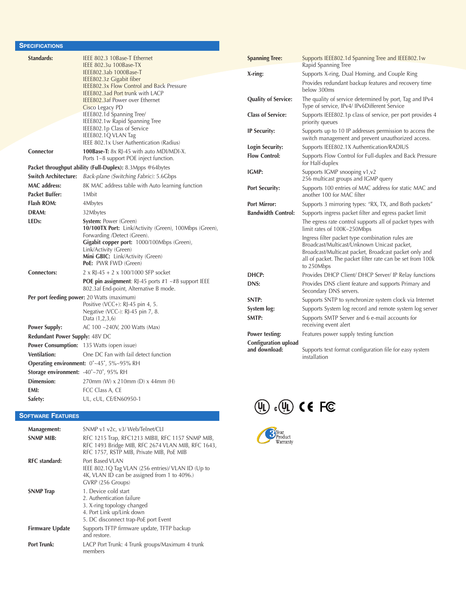 UNICOM Electric SmartPoE/802M User Manual | Page 2 / 2