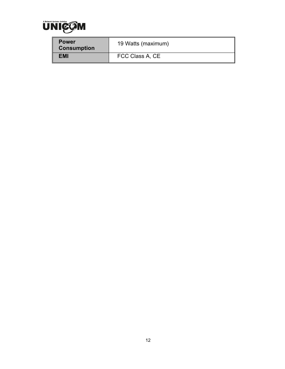 UNICOM Electric FEP-32024T User Manual | Page 15 / 15