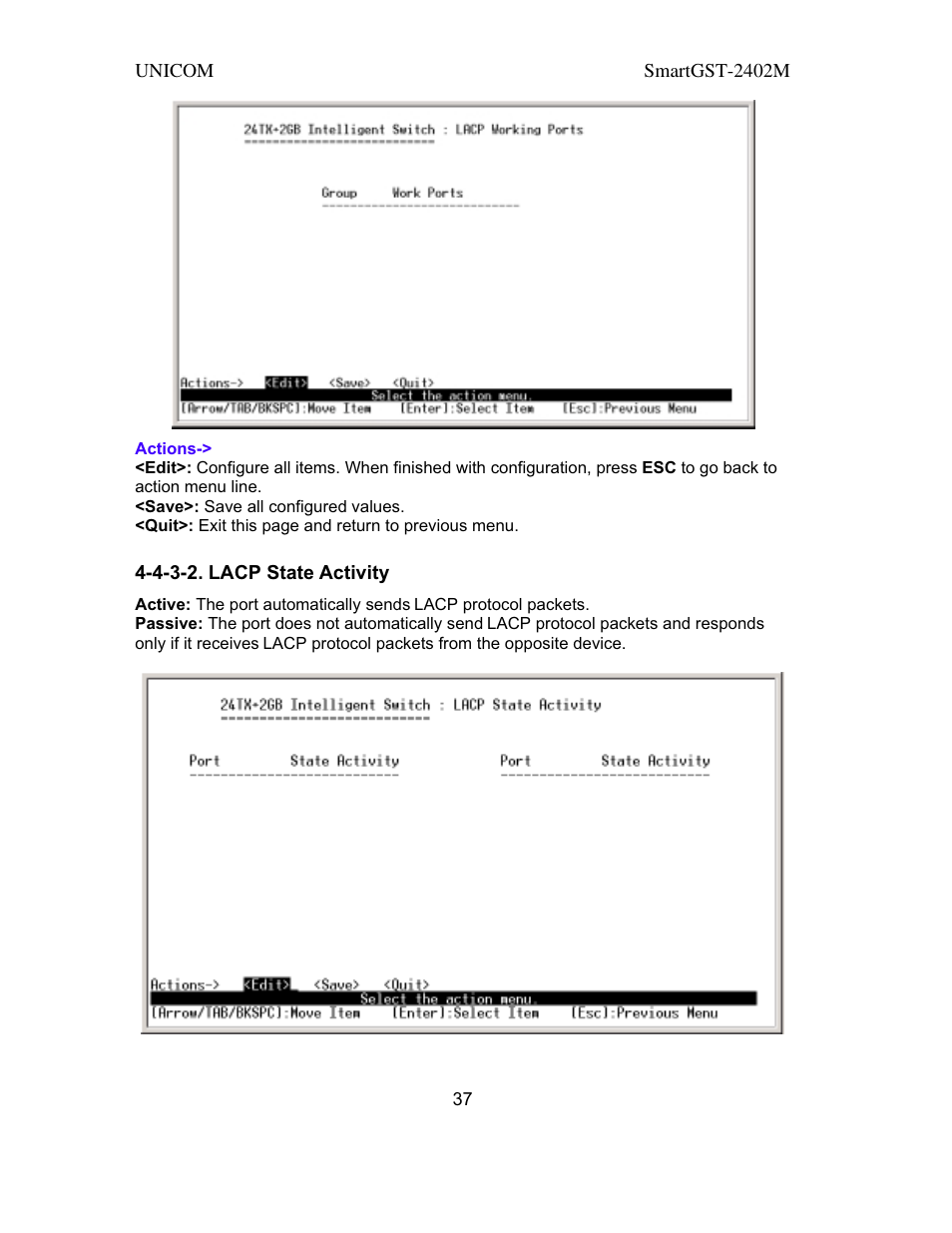 UNICOM Electric SmartGST-2402M User Manual | Page 38 / 82