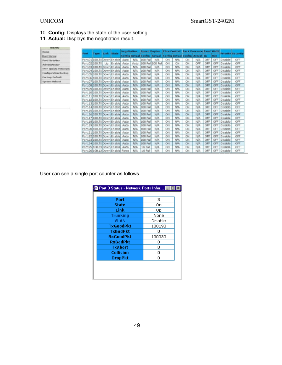 UNICOM Electric SmartGST-2402M User Manual | Page 50 / 82