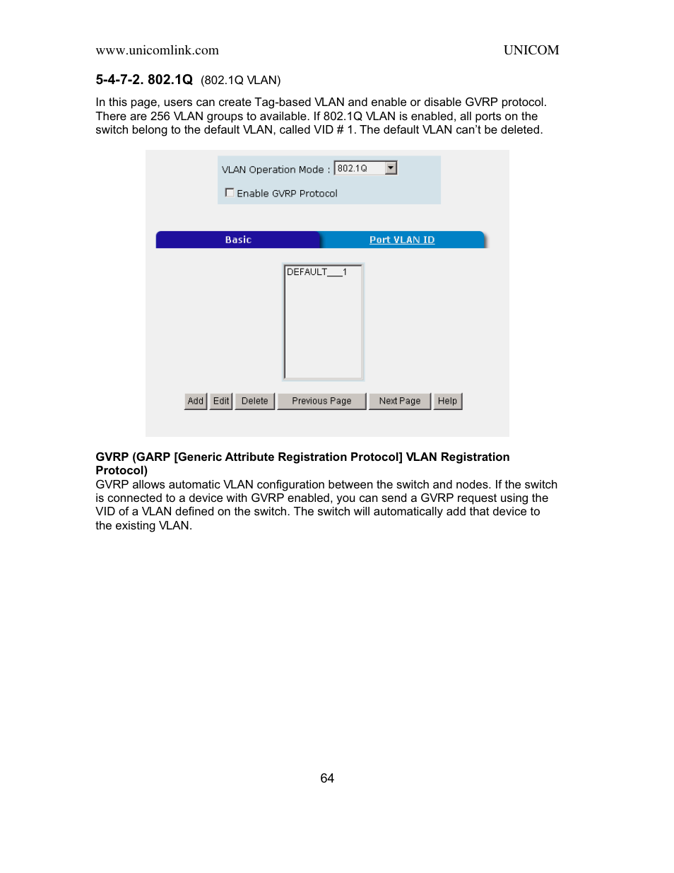 UNICOM Electric SmartGST-2402M User Manual | Page 65 / 82