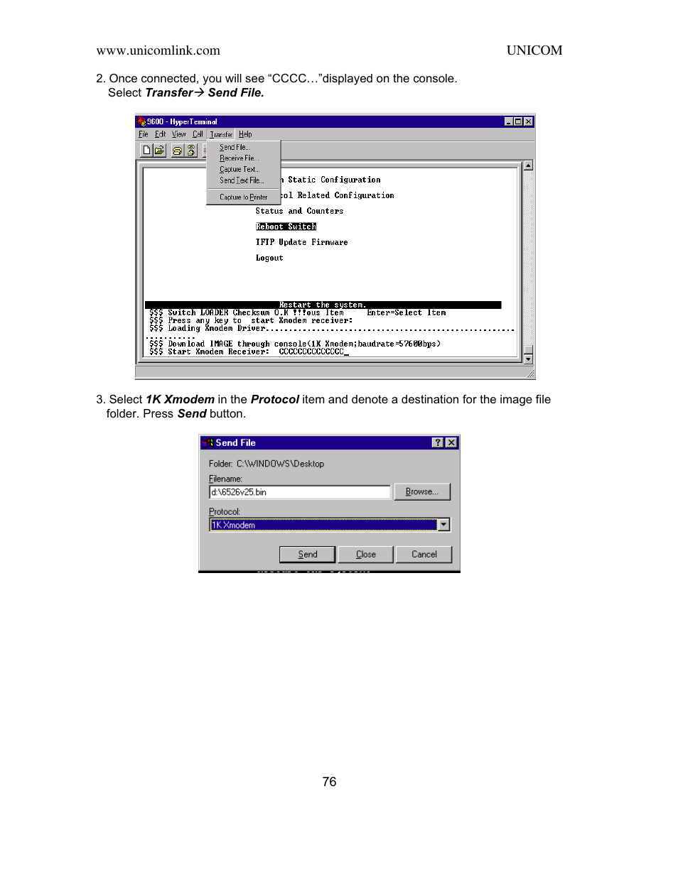 UNICOM Electric SmartGST-2402M User Manual | Page 77 / 82