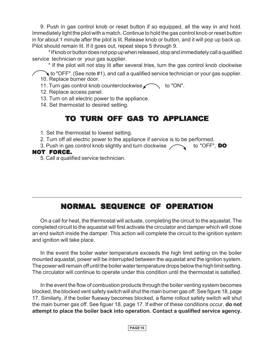 Utica Gas-fired Boiler User Manual | Page 17 / 28